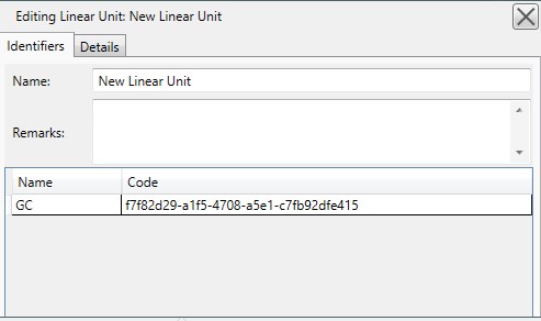 Linear Unit Definitions